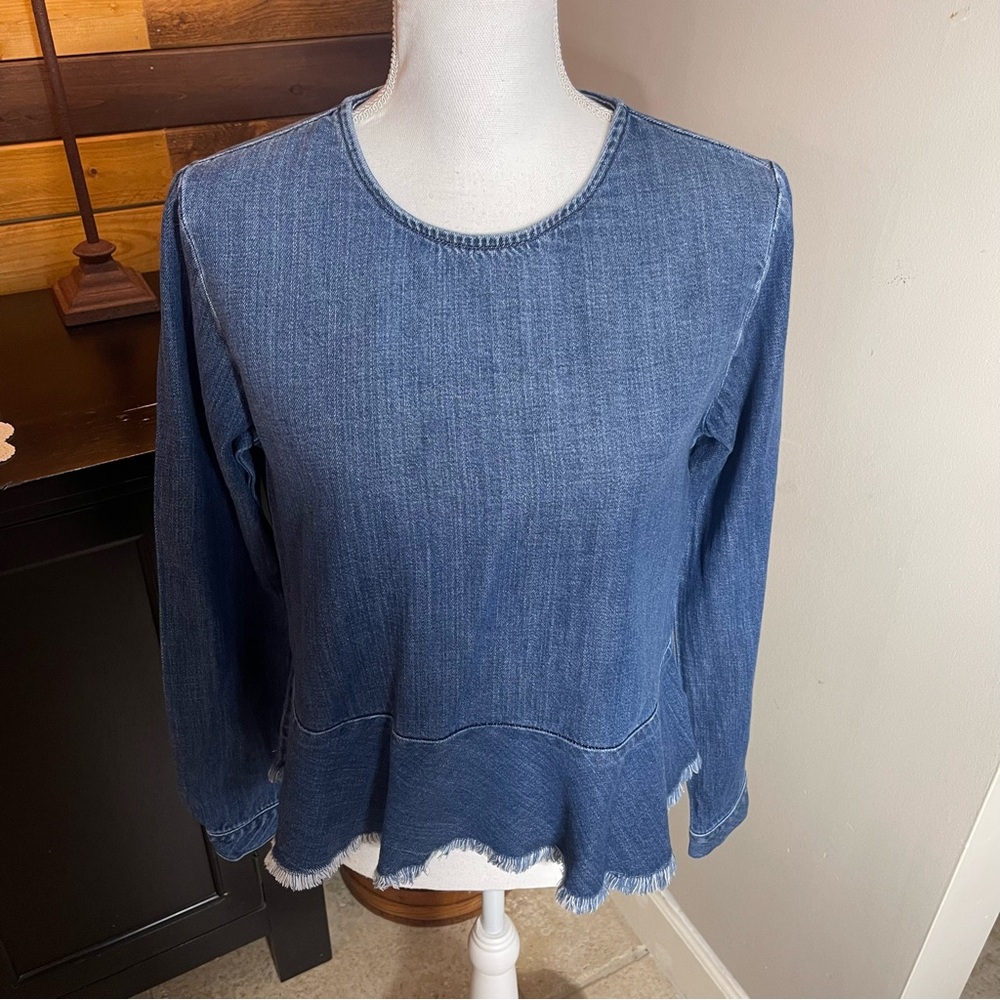 Cloth and Stone Denim Top